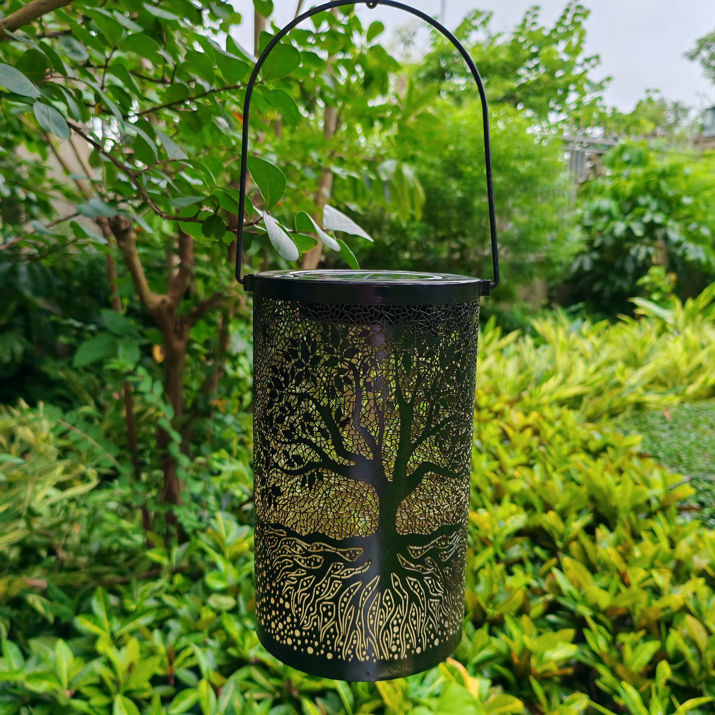 SolarLifeGlow - solar tree of life lantern for your garden, patio, terrace and balcony