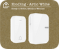 EcoDing Kinetic Doorbell | Color Artic White | Wireless | No batteries needed