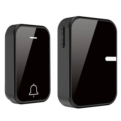 EcoDing Kinetic Doorbell | Color Raven Black | Wireless | No batteries needed