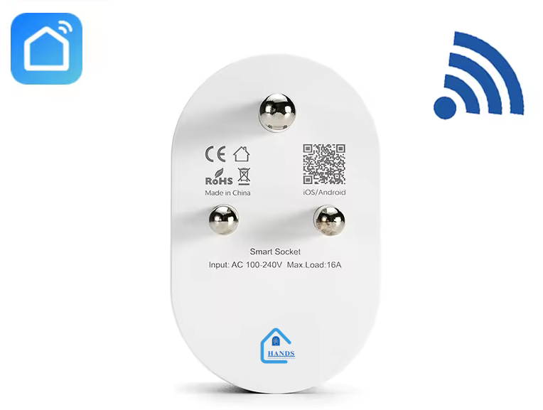 SmartProPlug | Smart Plug for Heavy Appliances with Energy Monitoring, 16A, Compatible with Alexa and Google Home, Wi-Fi Enabled, White