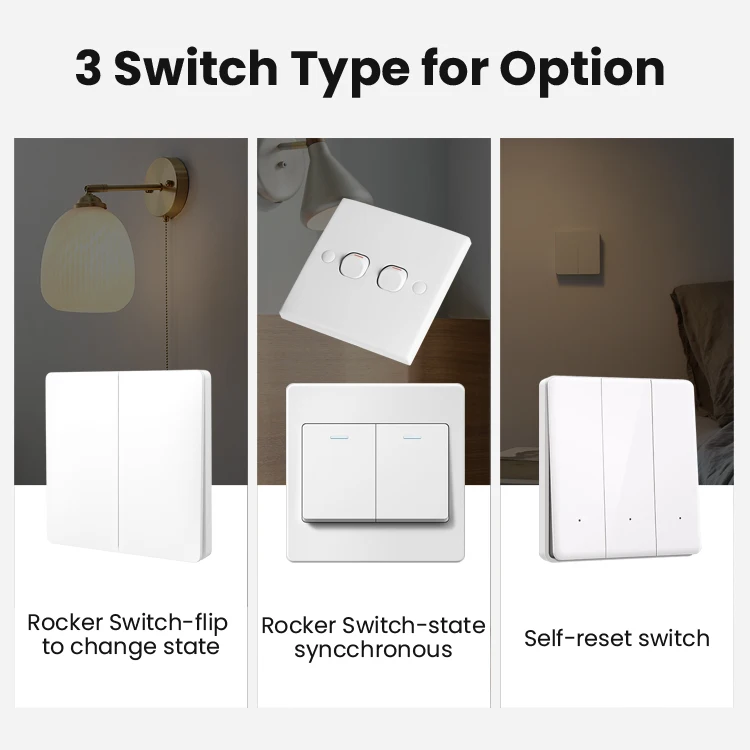 SmartSwitchModule | wifi switch module | 2 Gang / 2 x 150W switches | hides inside wall | Alexa, Smartlife compatible