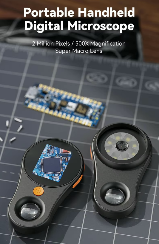 microscope for students teachers school labs with 500x magnification and digital HD screen